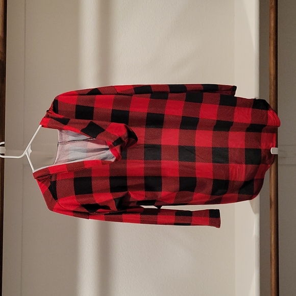 Red Buffalo Check Hoodie - Picture 4 of 4